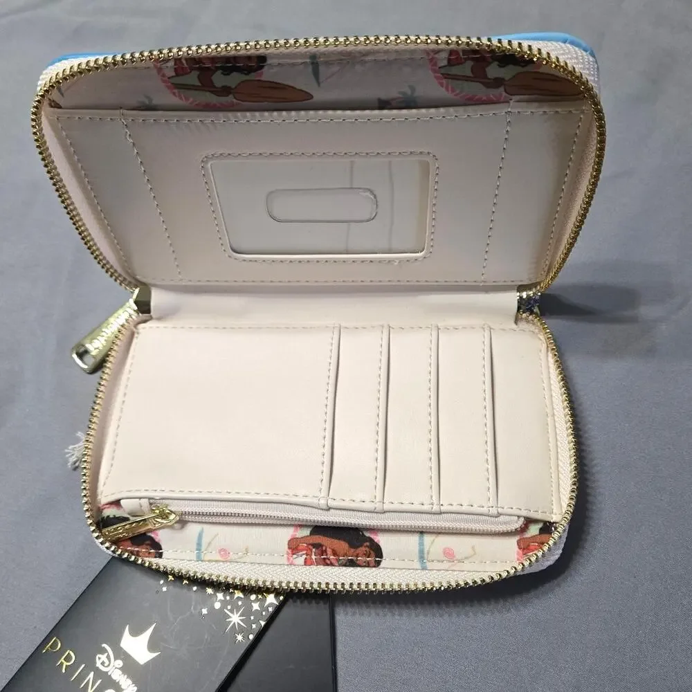 Loungefly Disney Moana & Maui Princess Scene Zip Wallet